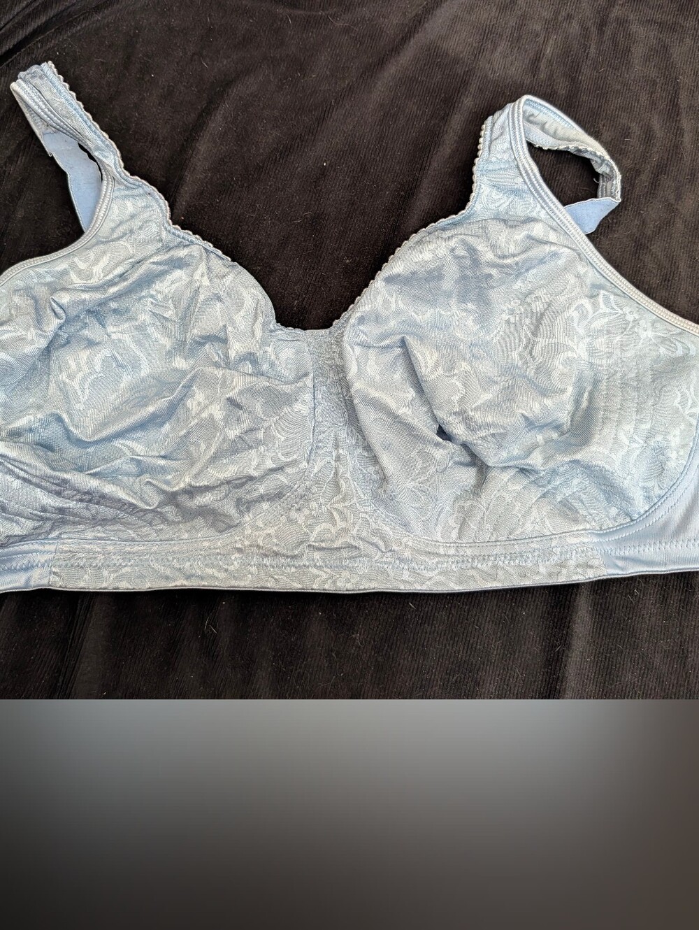 Blue Lace Wireless Bra